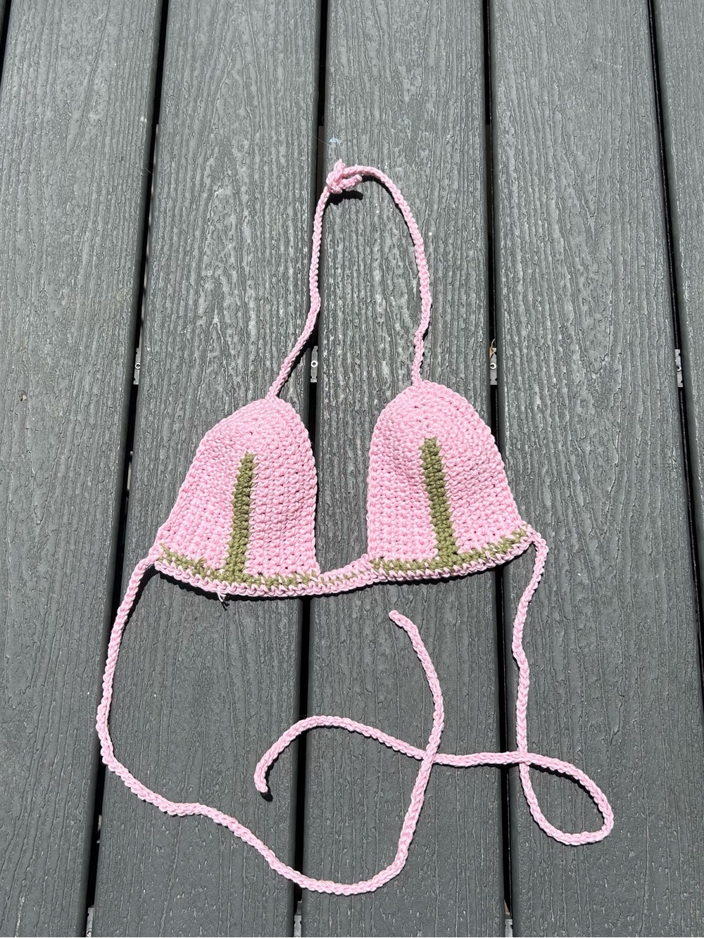 Crochet bikini top‎
